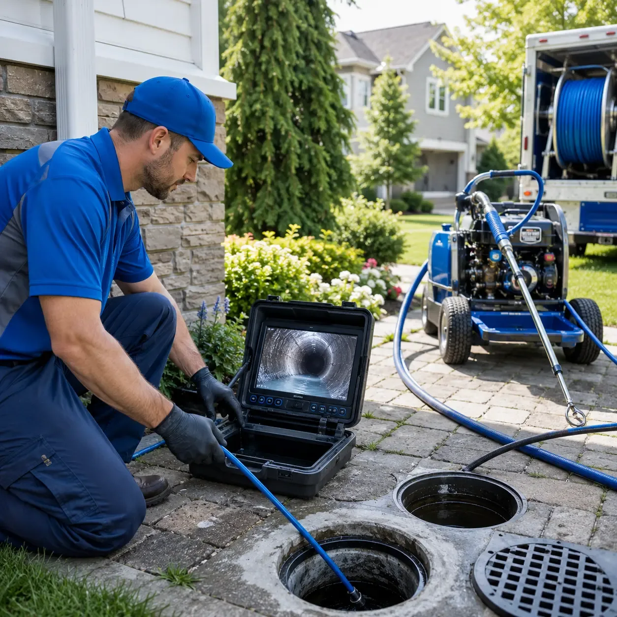 Outdoor drain cleaning professionals serving Lowpoint, IL
